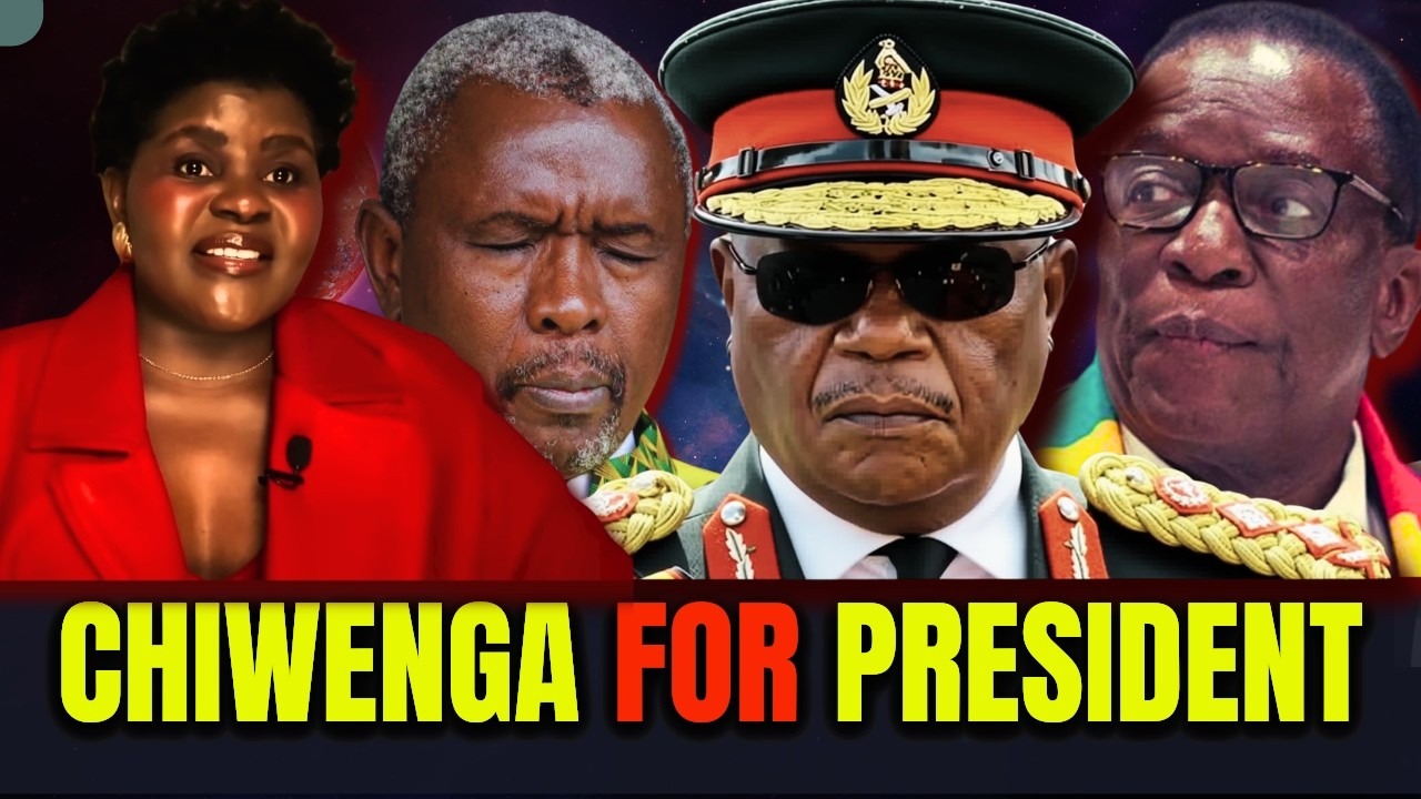 Vice President Constantino Chiwenga in military uniform saluting at a parade